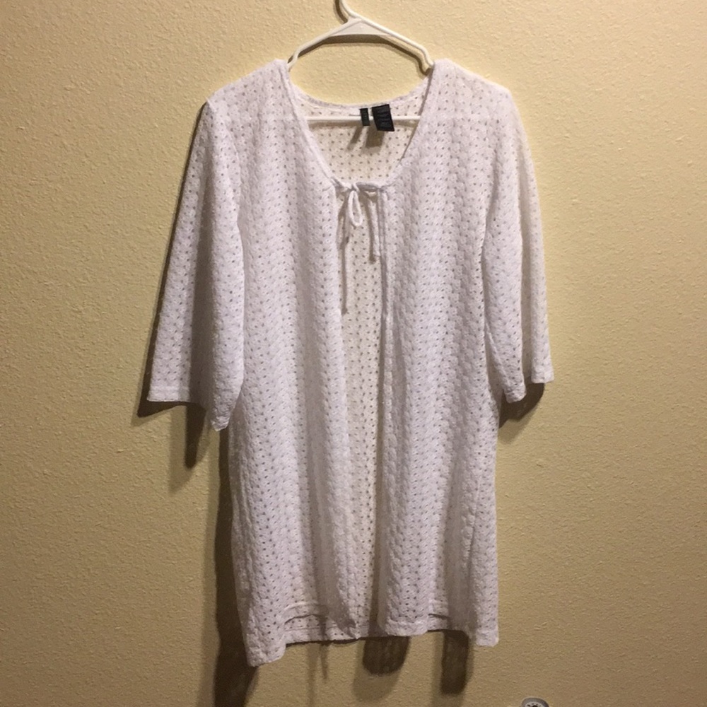 100% polyester cardigan